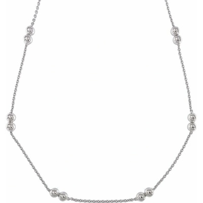 Infinity Silver Stříbrný náhrdelník s kuličkami 1424004042