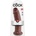 King Cock 10 - голям дилдо с вендуза (25 cm, кафяв)