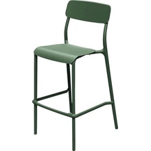 Záhradná barová stolička Ferne plastová zelená 107,5 x 54,5 x 37 cm FRIK5511-2411C