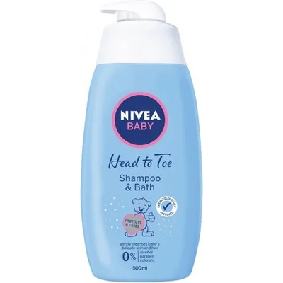 Nivea Baby Head to Toe Бебешки душ и шампоан 500мл