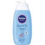 Nivea Baby Head to Toe Бебешки душ и шампоан 500мл