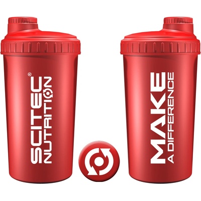 Scitec Nutrition Šejkr 700 ml červená (make a difference)