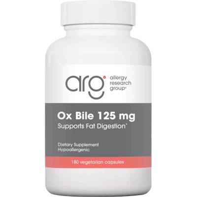 Allergy Research Group Ox Bile 125 mg - 180 вег. капсули