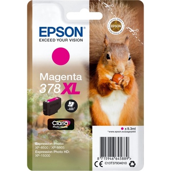 Epson Squirrel C13T37934010 глава и патрон за мастиленоструен принтер 1 броя Оригинал Висок (XL) добив Пурпурен (C13T37934010)