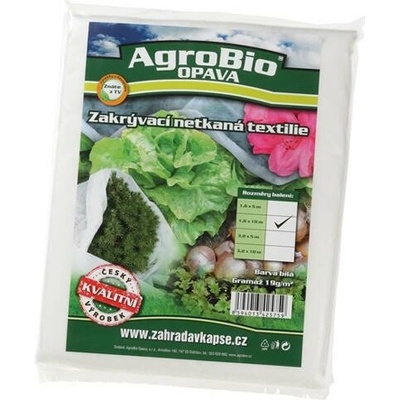 AgroBio 06429742 Netkaná textílie 1,6x10m bílá