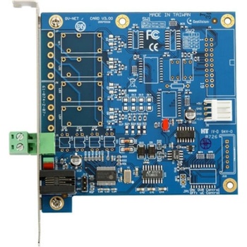 GeoVision Контролер GeoVision GV-Net Card 55-NETCR-310, RJ-11 към RS232, USB, RS-485+/RS-485- (55-NETCR-310)