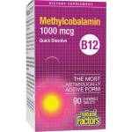 Natural Factors B12 Methylcobalamin 1000 mcg, 90 Тablets