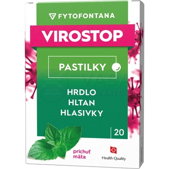 Fytofontana Virostop pastilky mäta 20 ks