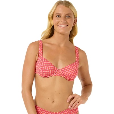 Rip Curl Shell Cove D-DD Balconette bikini top - Red (Red)