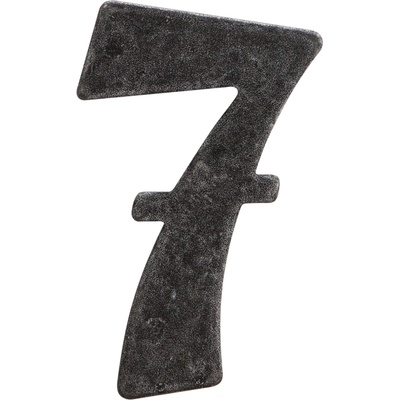 COBRA číslice 12cm kované Povrch: K - kované kovanie, Prevedenie: 7