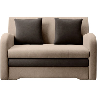 Eltap Светлокафяв кадифен разтегателен диван 130 cm Ario - ELTAP (SO-AR-20NU-22NU)