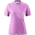 Gonso Дамска фланелка с къс ръкав за колоездене Gonso Women's Adventure Jersey Halfzip Cycling jersey - Wisteria Bloom - размер 42 (EU) (156-2896-0315)