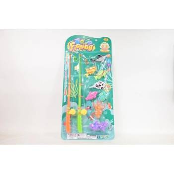 LEAN Toys Риболовна игра с 2 въдици