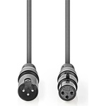 Nedis COTG15010GY200 балансиран/симетричен XLR 3-пинов щепсел | XLR 3-пинов контакт, 20 м (COTG15010GY200)