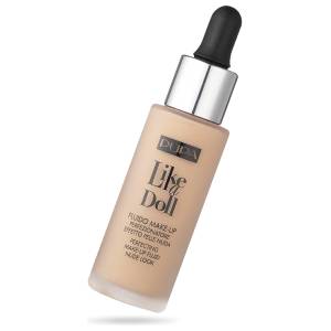 Pupa Like a Doll Fluid -Усъвършенстващ флуид за грим, ефект на гола кожа