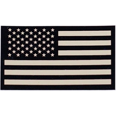 MILITARY RANGE Nášivka IFF IR vlajka USA VELCRO PIESKOVÁ