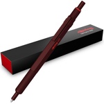rOtring 600 Ballpoint Pen | Medium Tip | Black Ink | Full Metal Body | Chocolate Brown | Non-slip, knurled grip zone and hexagonal barrel | Refillable - SAP_2204407 (SAP_2204407)