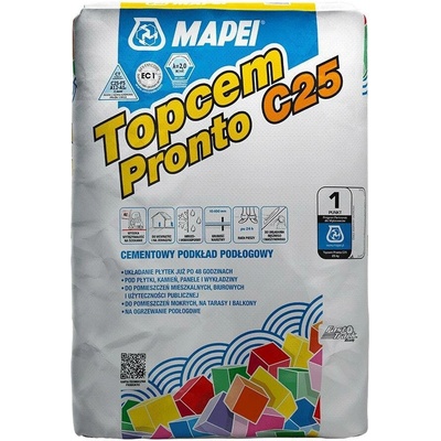 MAPEI Topcem Pronto C25 cementová směs na potěry 25 kg