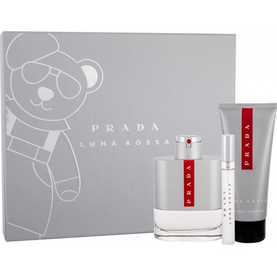 Prada Luna Rossa pre mužov EDT 100 ml + EDT 10 ml + sprchový gél 100 ml darčeková sada