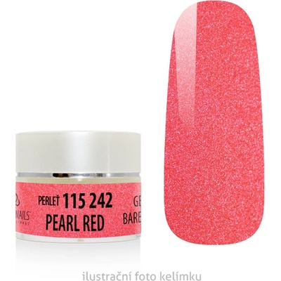 Expa nails expanails uv led gel barevný pearl red 5 g