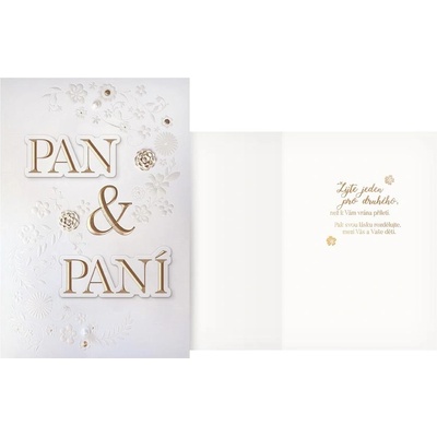 MFP Přání svatební - Pan a Paní