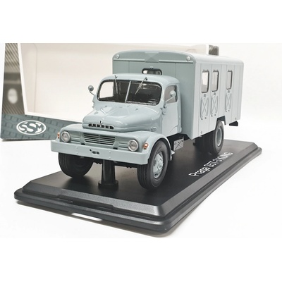 Start Scale Models Praga S5T Skříňový vůz Šedá 1:43