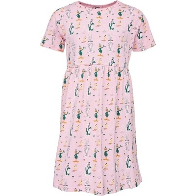 Looney Tunes Bugs Bunny Summer Friends dívčí šaty růžová – Sleviste.cz