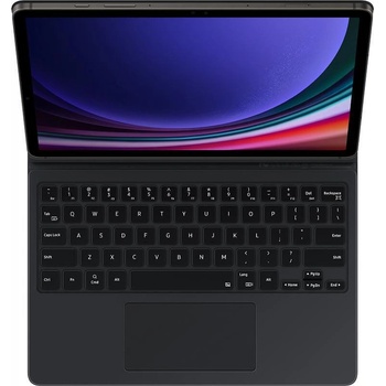Samsung Оригинален калъф с клавиатура с TouchPad Book Case With Keyboard за Samsung Galaxy Tab S9 Black EF-DX715UBEGWW (EF-DX715UBEGWW)
