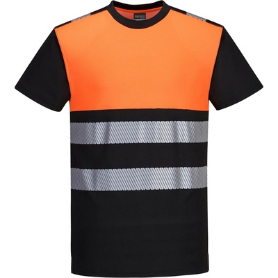 Portwest HI-VIS PW311 Funkční reflexní triko HV oranžová/černá M – Hledejceny.cz