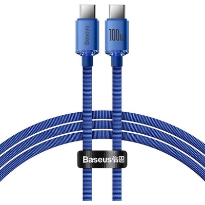 Baseus CAJY000603 Crystal Shine Series Datový, USB-C - USB-C, 100W