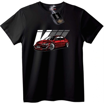 NOONEBRAND Тениска Червена скорост - 5XL, Black