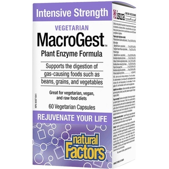 Image 1 of Natural Factors MacroGest Plant Enzyme Formula [60 капсули]