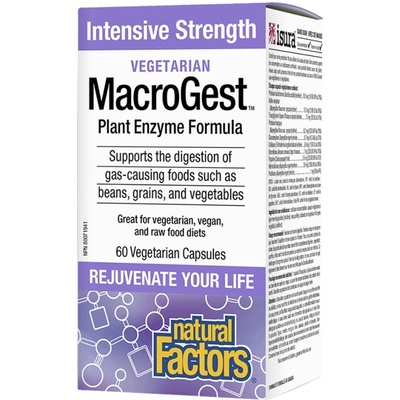 Natural Factors MacroGest Plant Enzyme Formula [60 капсули]