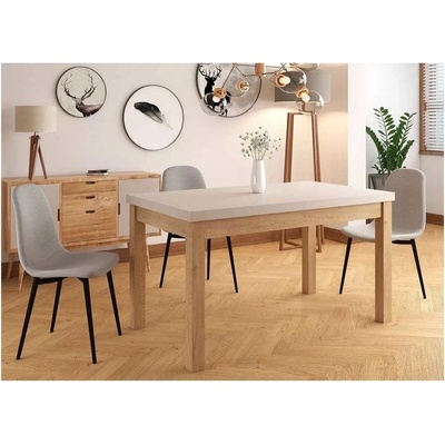 Signal Jídelní stůl Presto dub cremona krémová