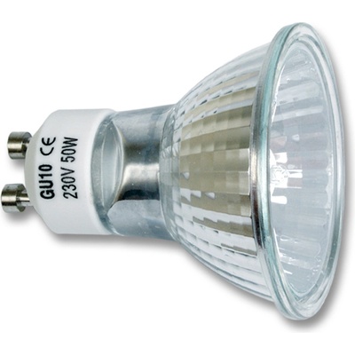 Ecolite halogénová žiarovka GU10 50W teplá biela