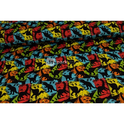 de-park Letní softshell - Dinosauři
