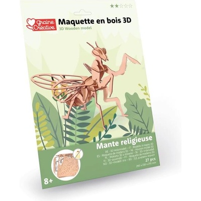 Graine Créative Graine creative 3d Пъзел Богомолка 27бр (650931)