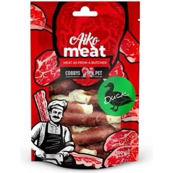 COBBYS PET AIKO Meat tyčinka z byvolej kože s kačacím mäsom 100 g