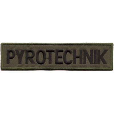 NAVYS Nášivka PYROTECHNIK velká OLIV