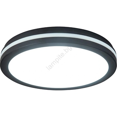 PREZENT 70334 - LED димируемо външно таванно осветително тяло GARDEN LED/20W/230V IP65 черно (70334)