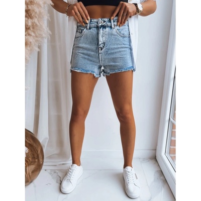 DÁMSKÉ DŽÍNOVÉ šortky PALOMA PARADISE SY0309 SVĚTLE MODRÉ