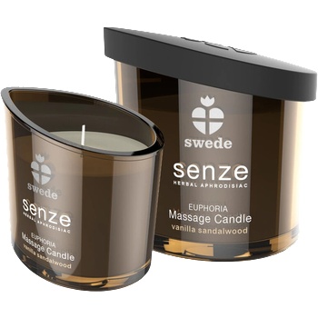 Swede - senze euphoria massage candle - vanilla, sandalwood