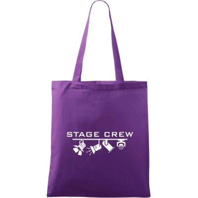 Osvetľovač stage crew Taška bavlnená 42 x 38 cm Fialová