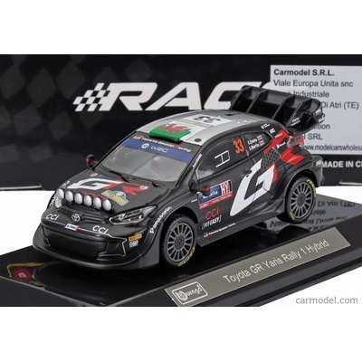 Bburago Toyota Yaris Gr Rally1 Team Gazoo Racing Wrt night Version N 33 Rally 2024 Elfyn Evans Scott Martin Black 1:43