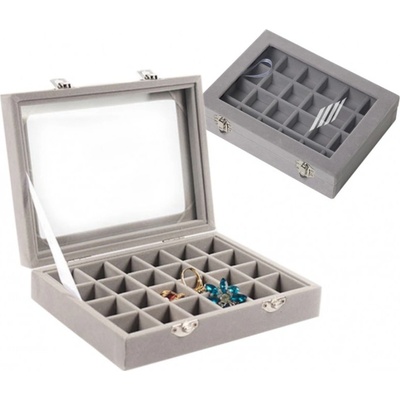 Fuzio Elegant šperkovnice Eleon PD133SZ šedá