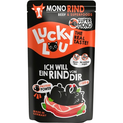 Loucky Lou Supermono Adult Hovädzie 125 g