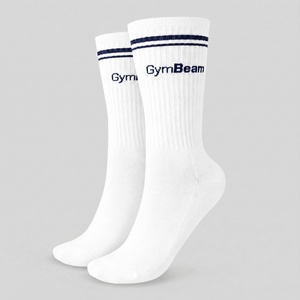 GymBeam Чорапи Crew White XL