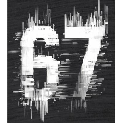123TRIKO termoska Six Seven, Glitch, bílý tisk 500 ml