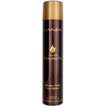 LANZA Keratin healing oil brush thru hair spray lanza Спрей за сешоар 350 мл lanza