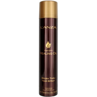 LANZA Keratin healing oil brush thru hair spray lanza Спрей за сешоар 350 мл lanza